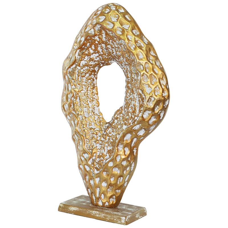 Volcanic Gold Sculpture