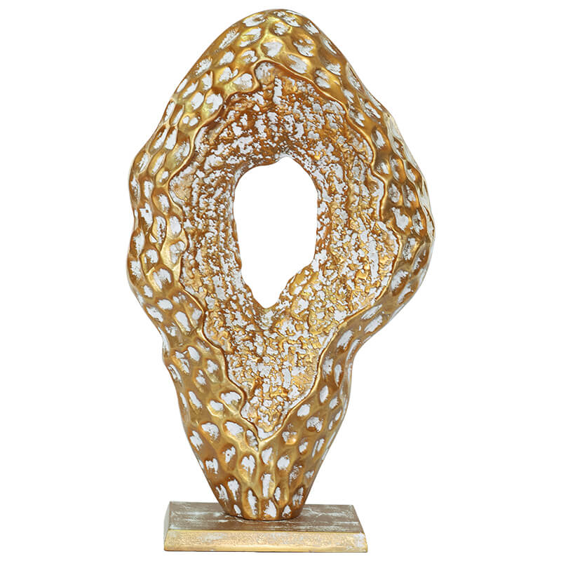 Volcanic Gold Sculpture