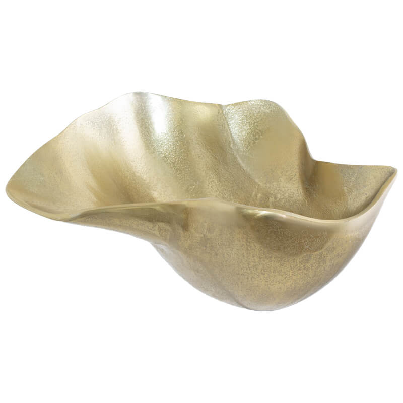 Uneven Gold Bowl