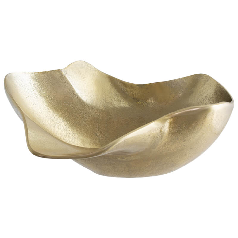 Uneven Gold Bowl