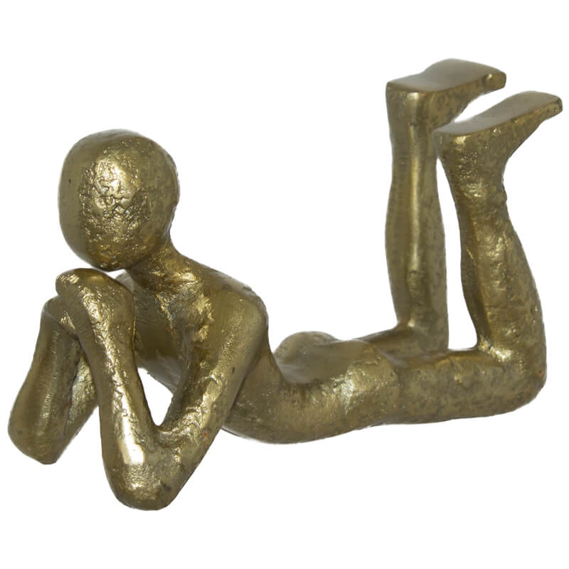 Gold Thinking Man