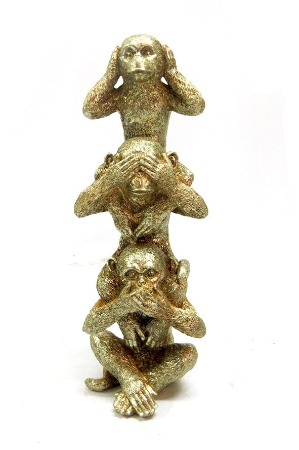 Three Monkey Sculpture