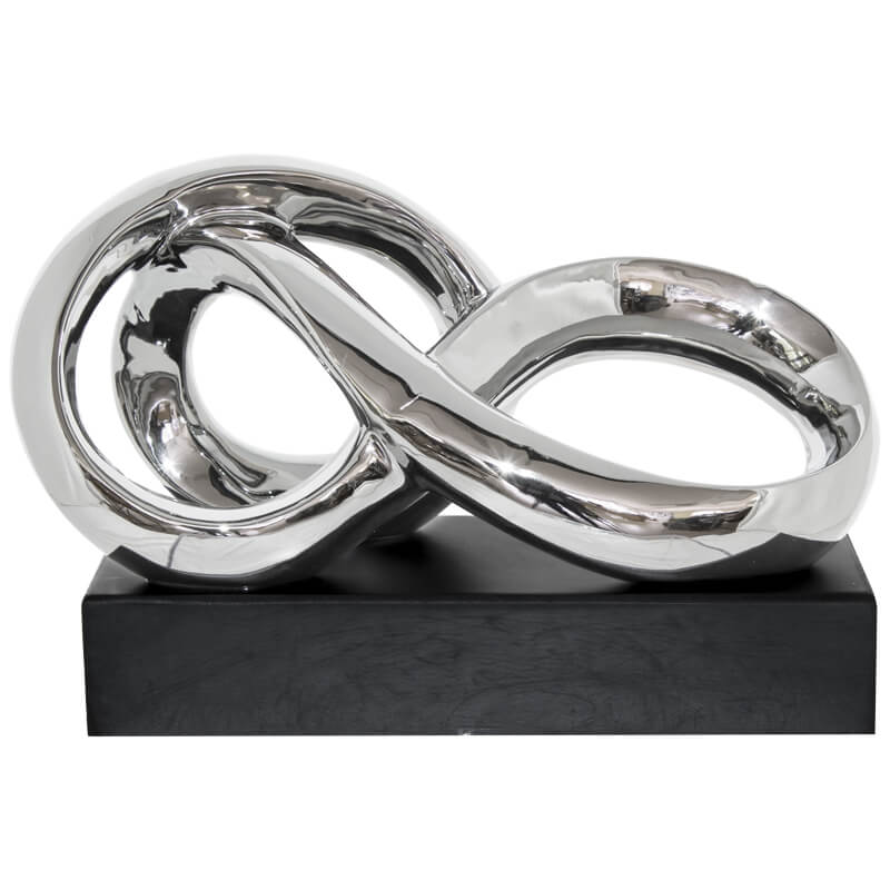 Silver Twisted Sculpture
