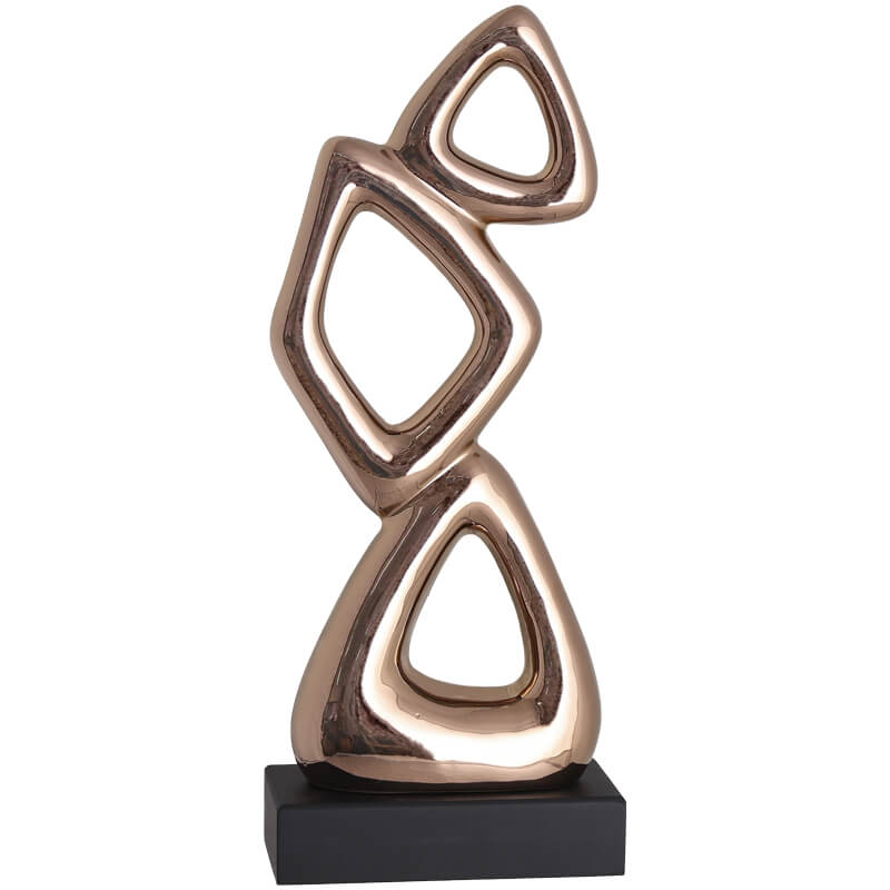 Bronze Shapes Sculpture