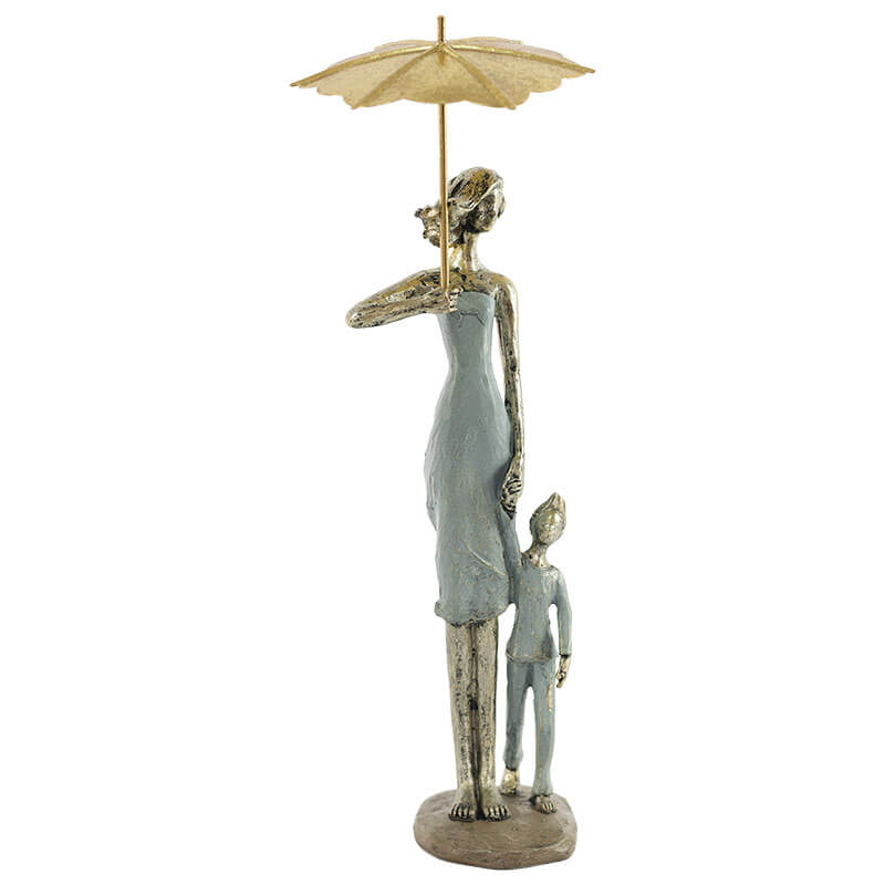 Mother and Child with Umbrella