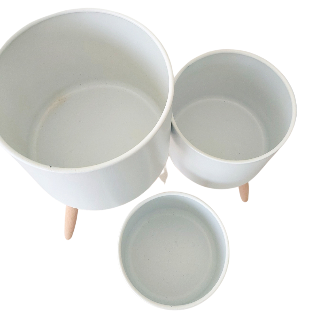 Simple Three-Leg Planter Set