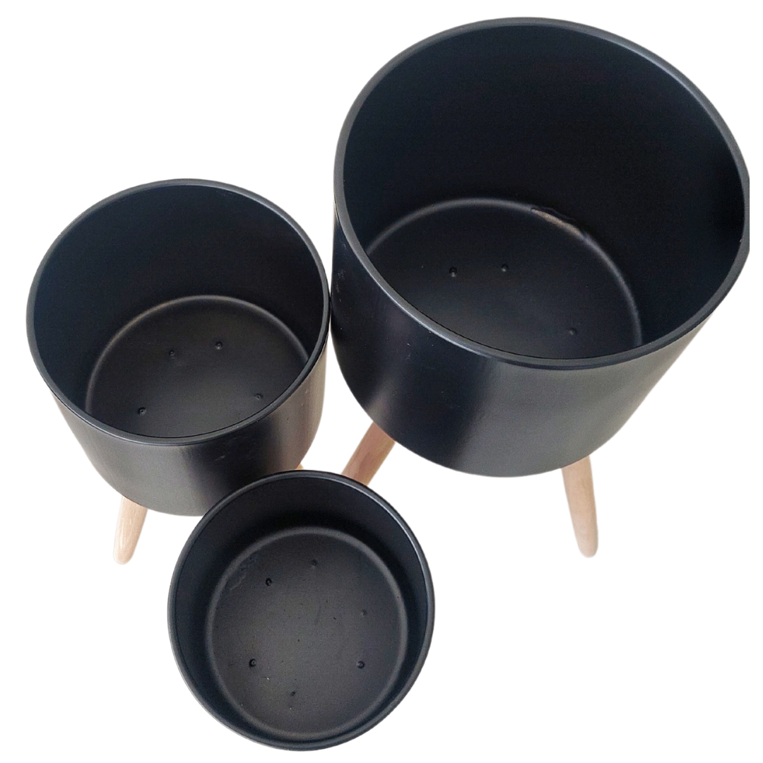 Simple Three-Leg Planter Set