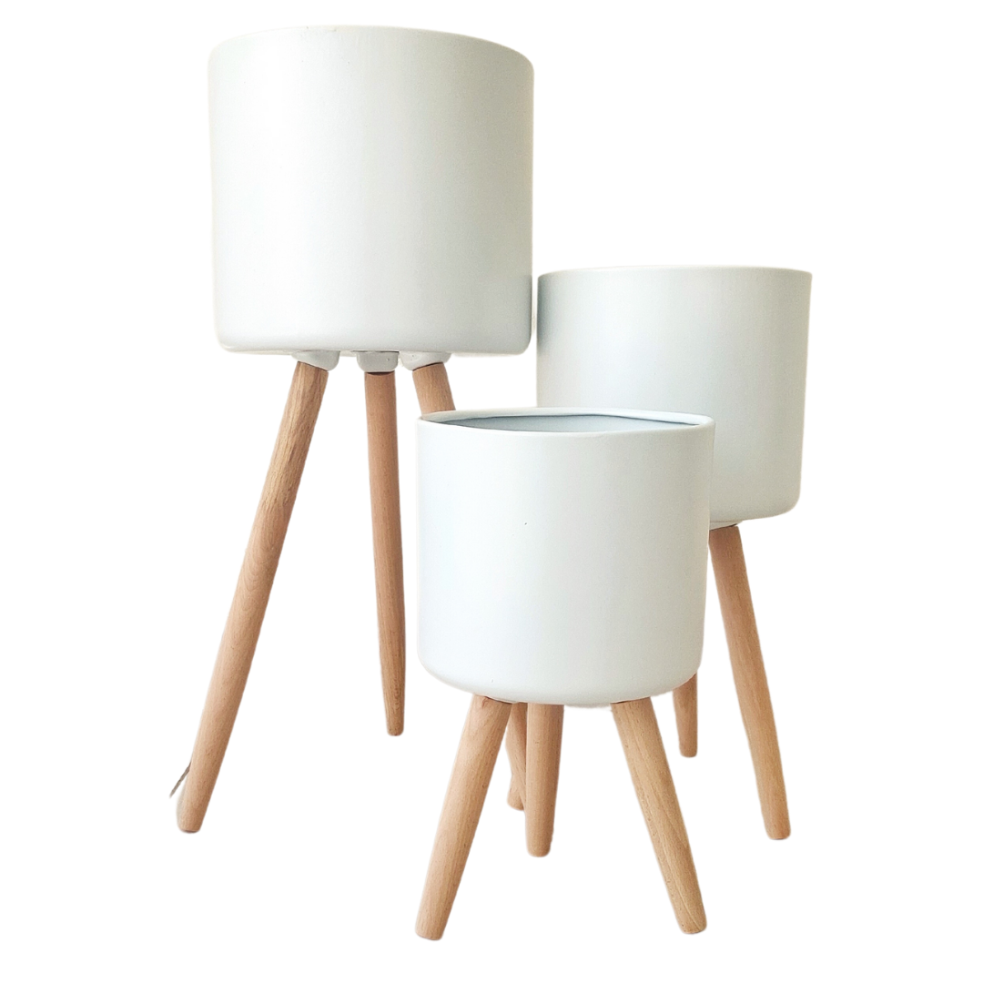 Simple Three-Leg Planter Set