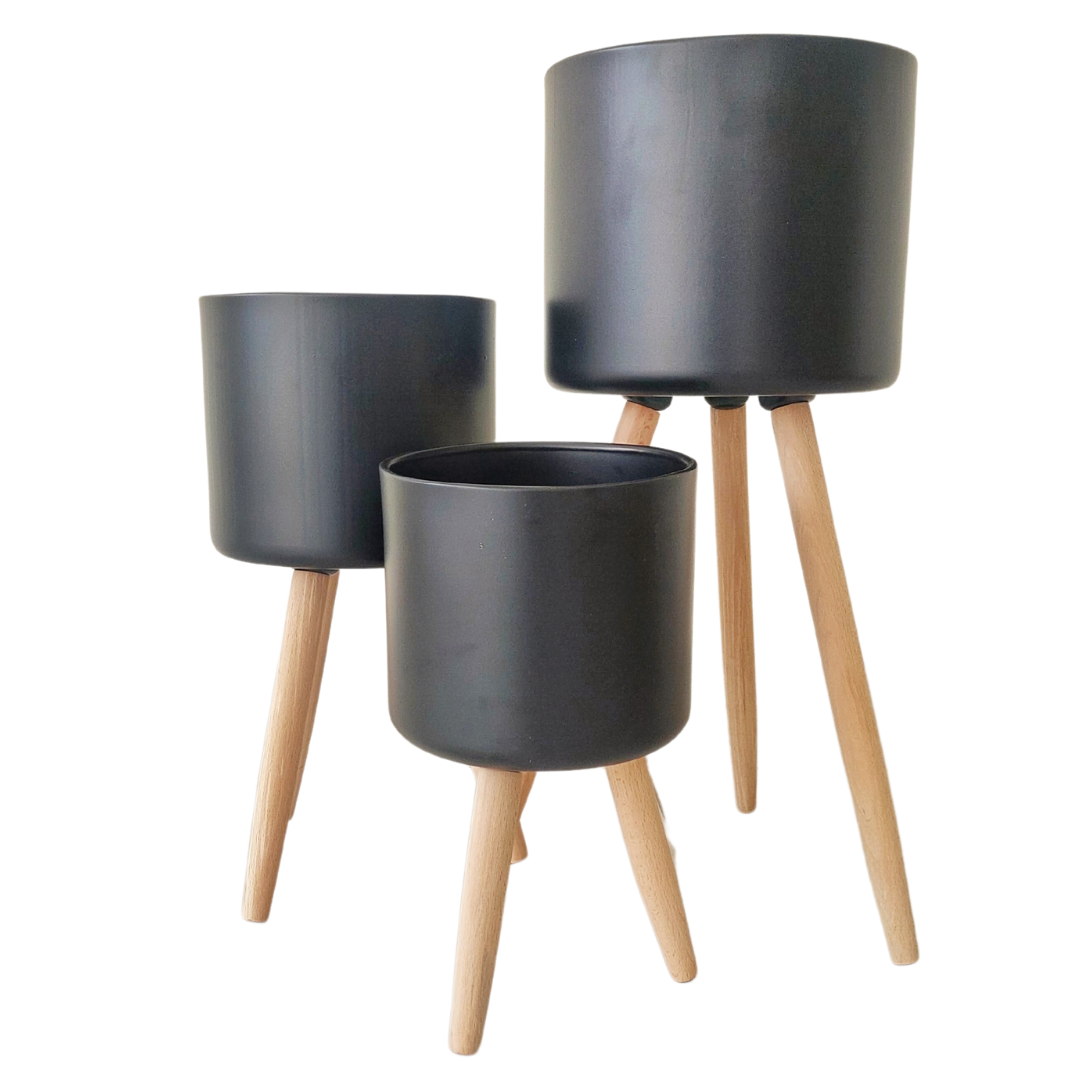 Simple Three-Leg Planter Set