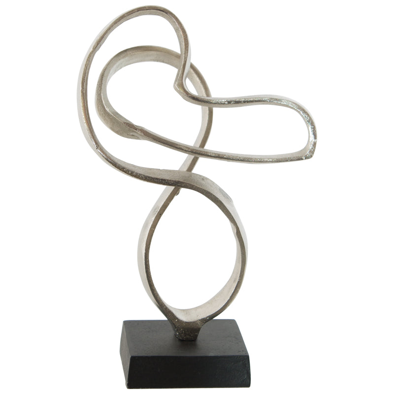 Rough Nickel abstract sculpture