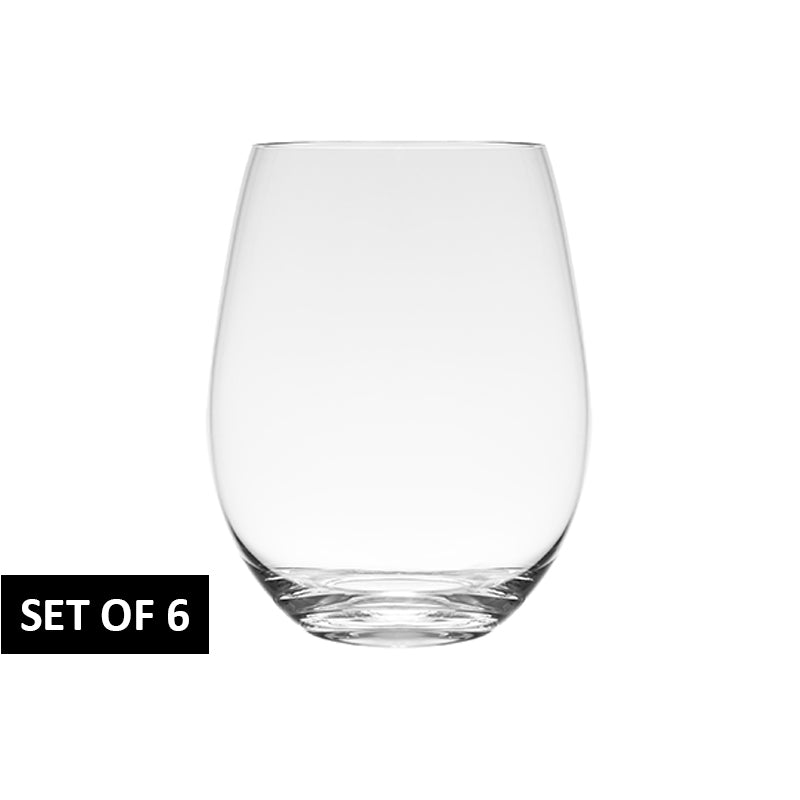 Stemless Wine Glass Set