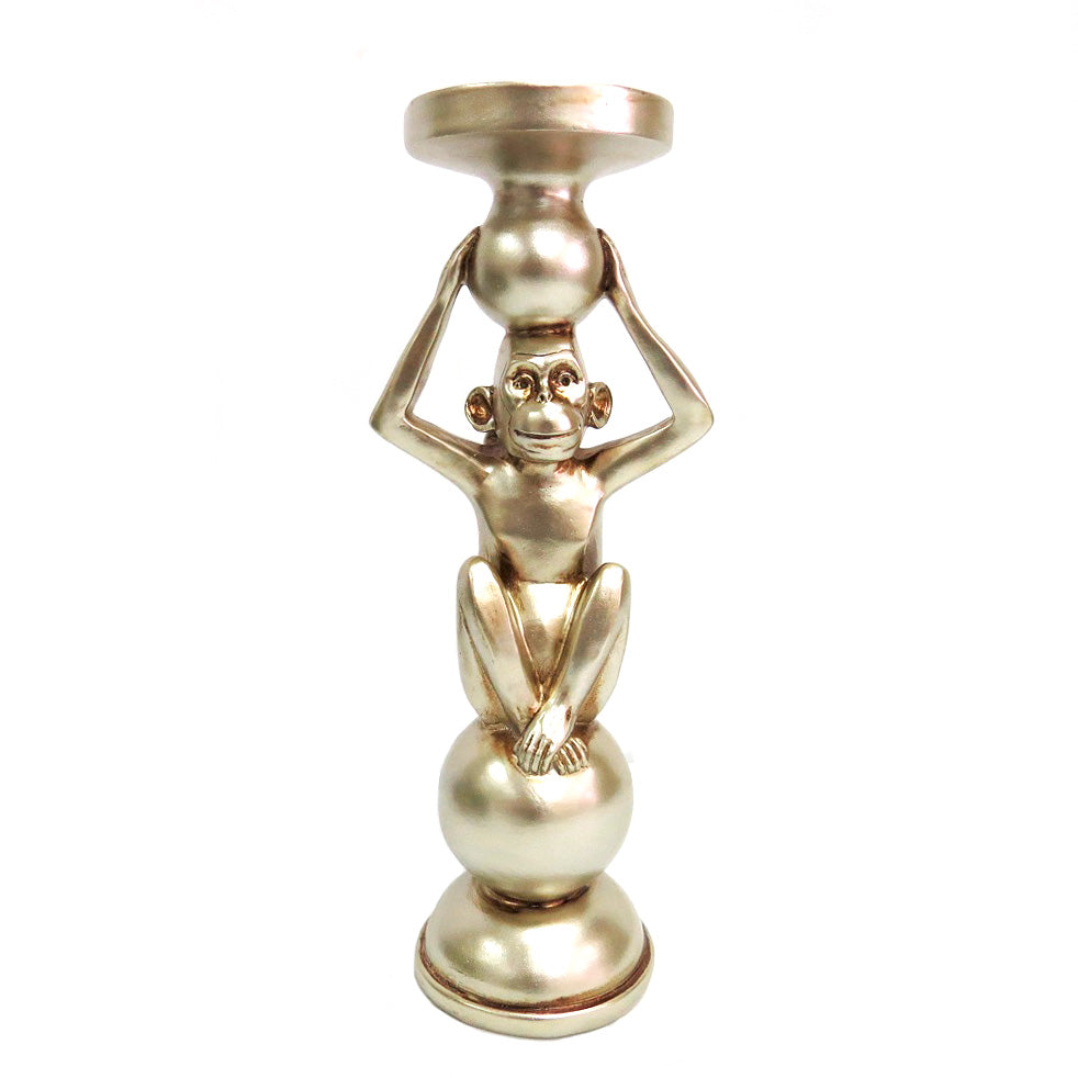 Monkey candleholder
