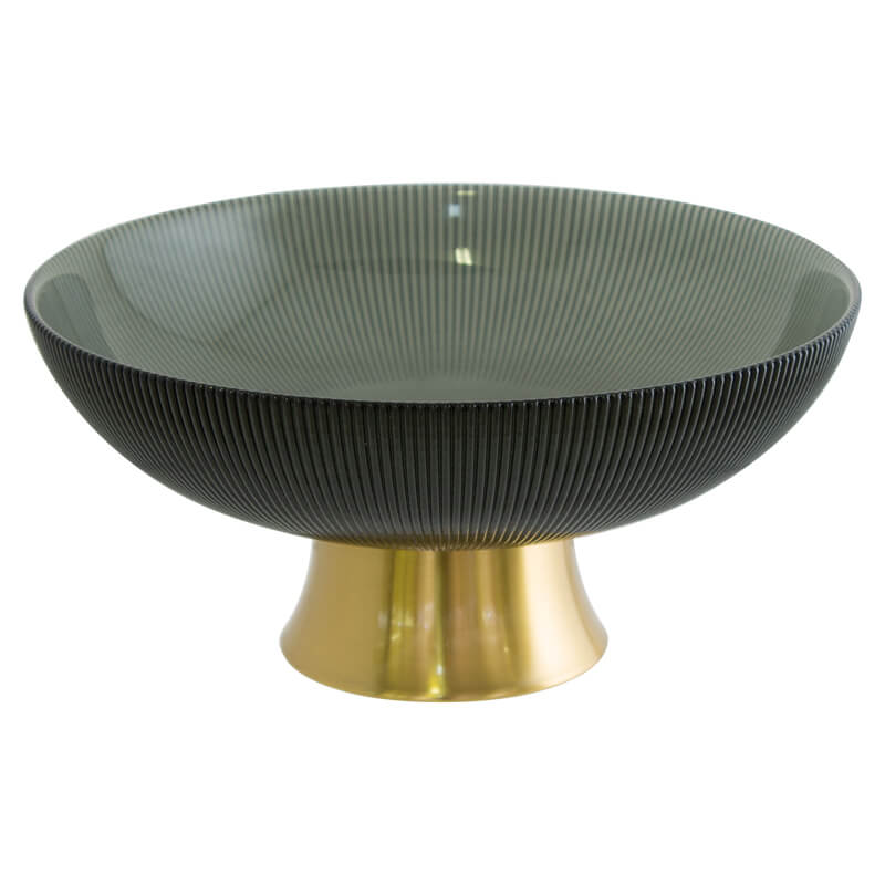 Chantel Grey and Gold bowl
