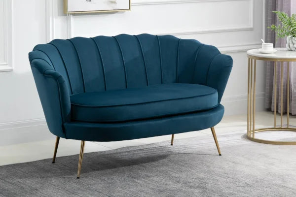 Lena 2 seater couch - Royal Blue