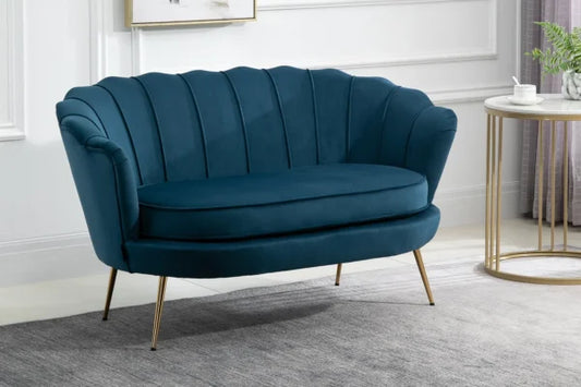 Lena 2 seater couch - Royal Blue