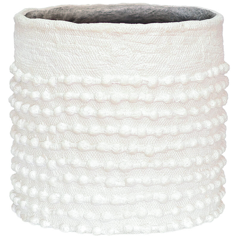 White Pompom Planters