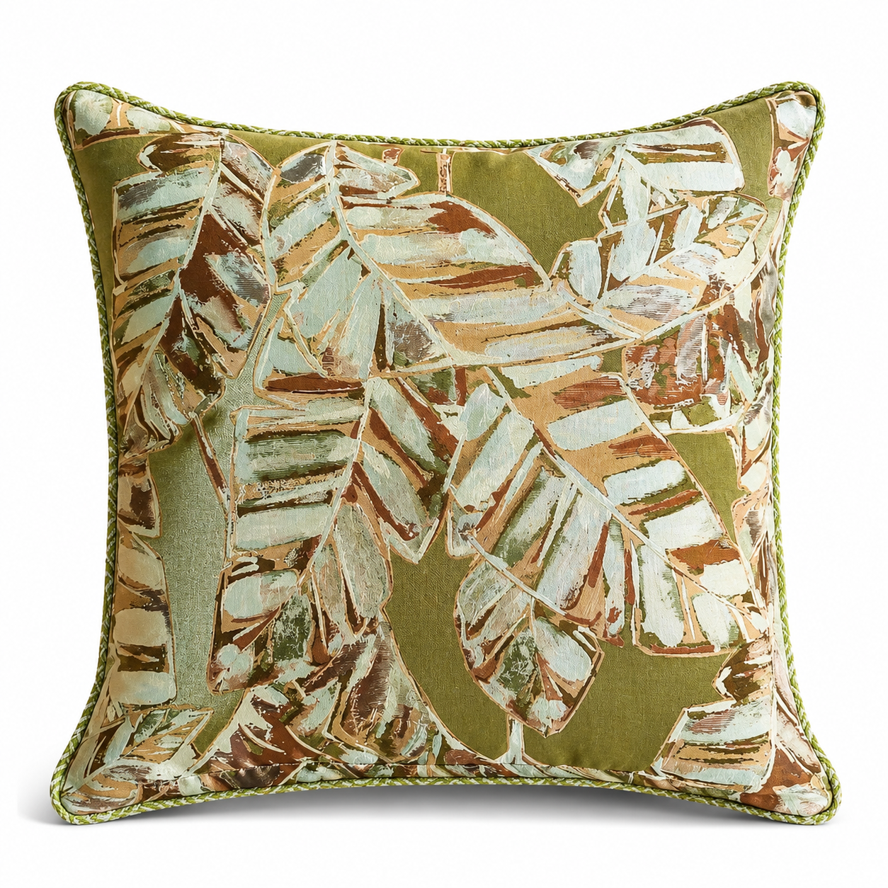 Green Leaf Cushion