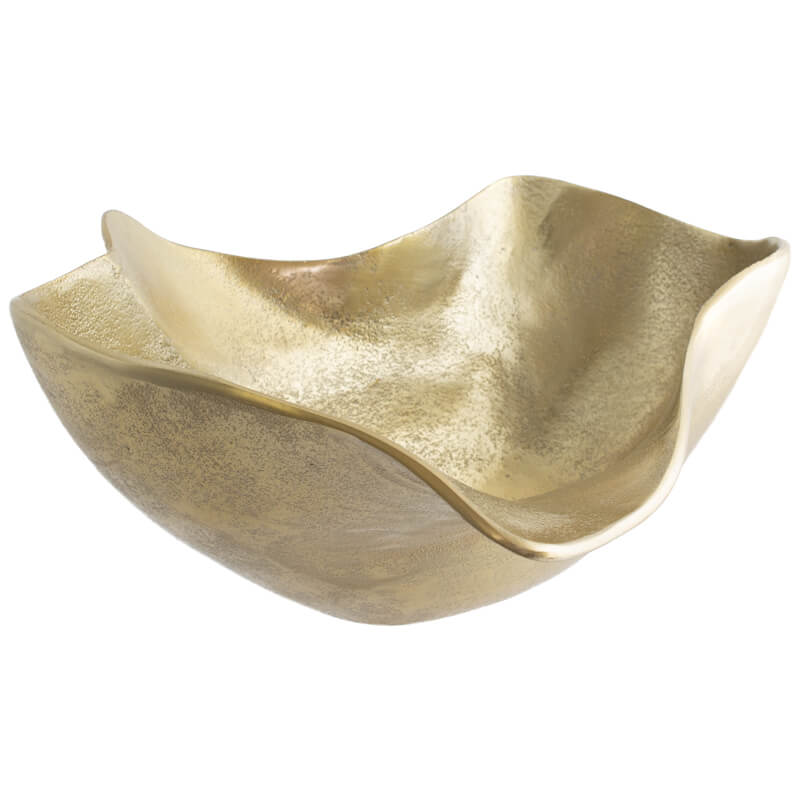 Uneven Gold Bowl