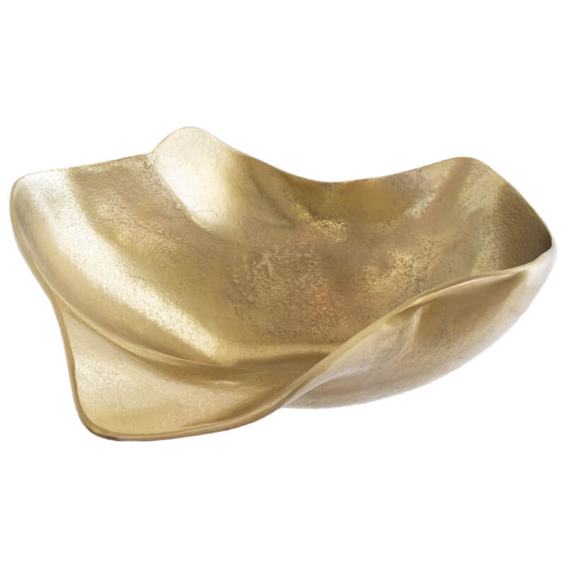 Uneven Gold Bowl