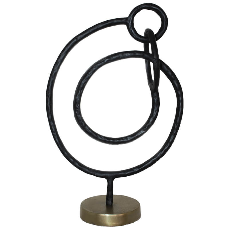 Black Orbit Sculpture