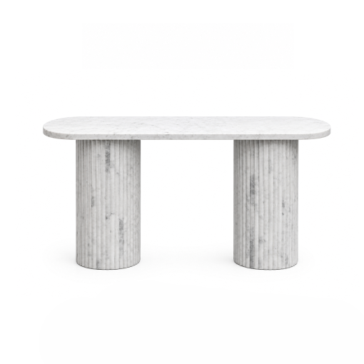White Marble Console/Server