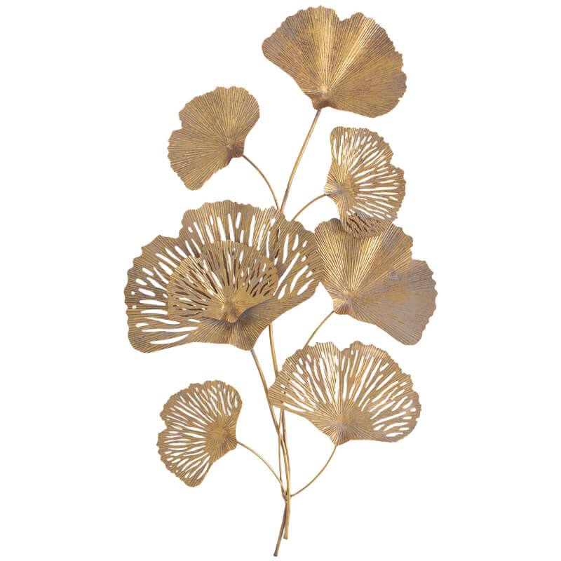 Gold Flower Wall Art