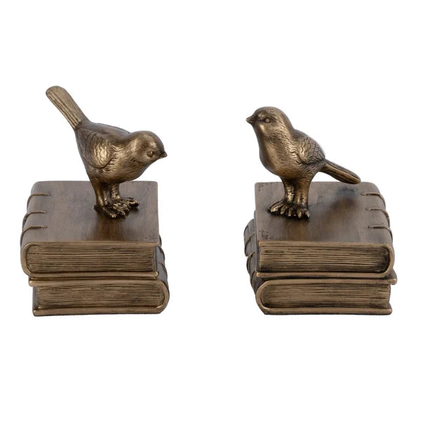 Gold Bird Bookend