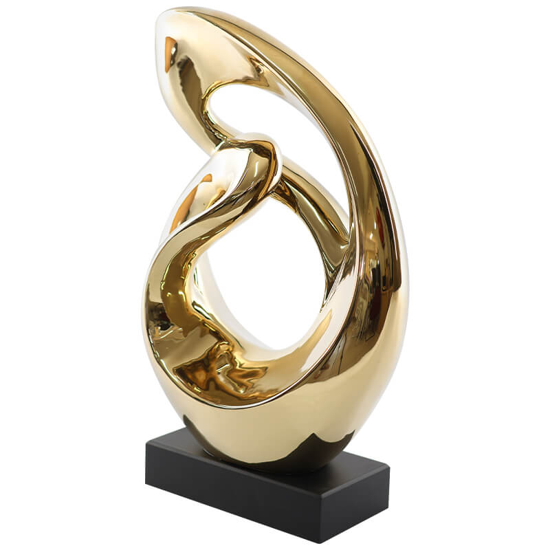 Gold Object Sculpture