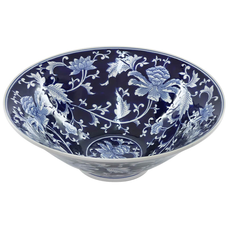 Large Blue Display Bowl