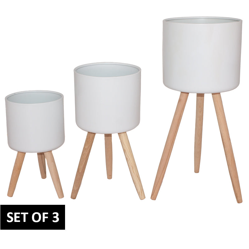 Simple Three-Leg Planter Set