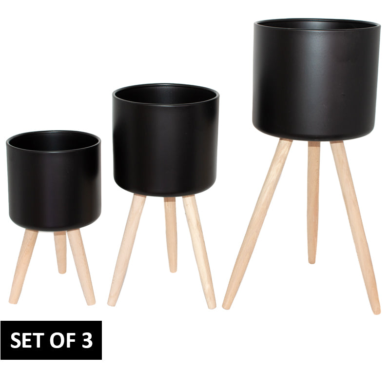 Simple Three-Leg Planter Set