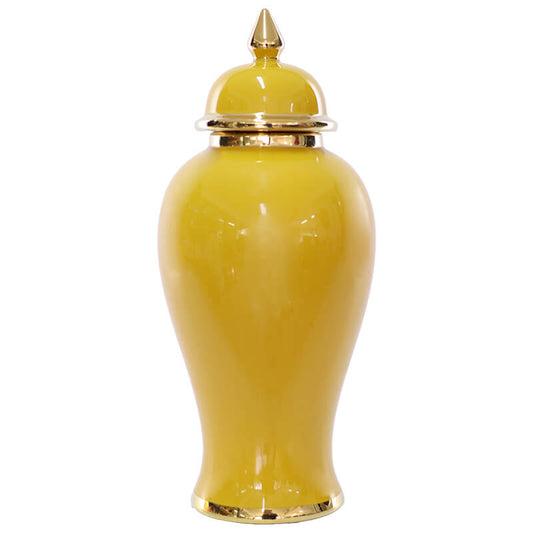 Yellow Ginger Jar
