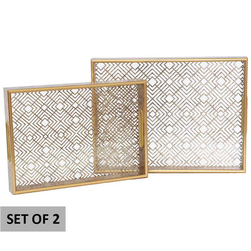 Gold Maze Tray Set