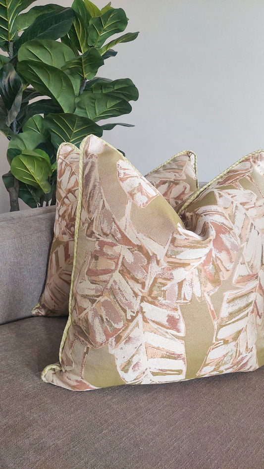Green Leaf Cushion