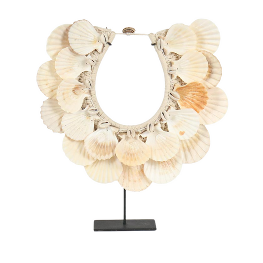 Lumi Shell Necklace on Stand