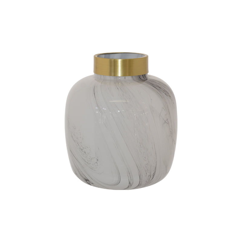 Marble and Gold vase