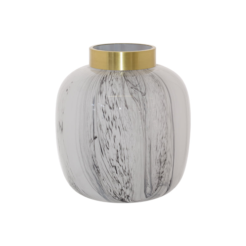Marble and Gold vase