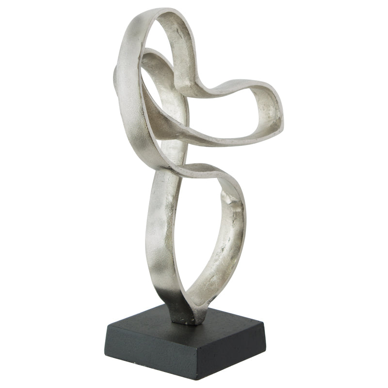Rough Nickel abstract sculpture