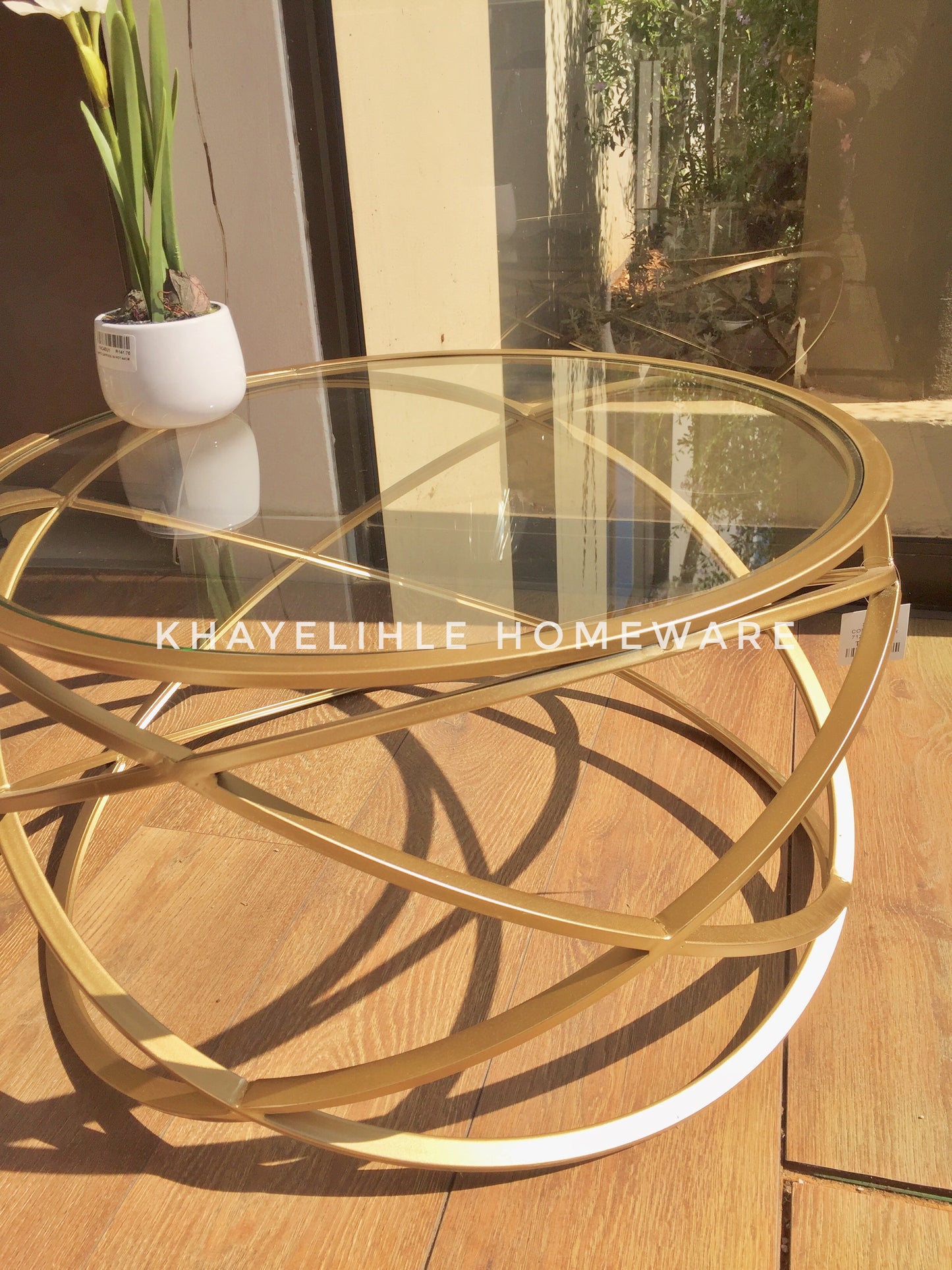 Kebble Gold Coffee Table