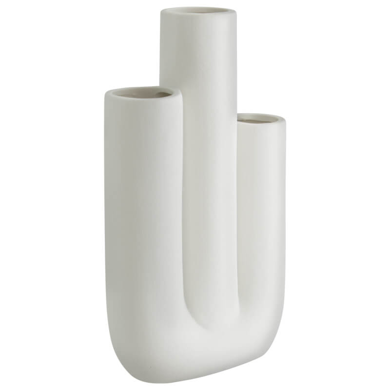 Three Pipe Ceramic Vase