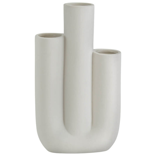Three Pipe Ceramic Vase